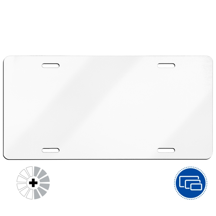 Sublimable Aluminium License Plates Sublimable Aluminium License Plates