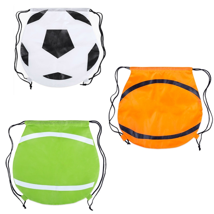 Sacs à dos à ficelle en forme de boule Sacs à dos à ficelle en forme de boule