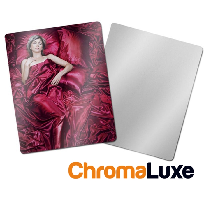 Paneles de aluminio plateado mate sublimable Chromaluxe