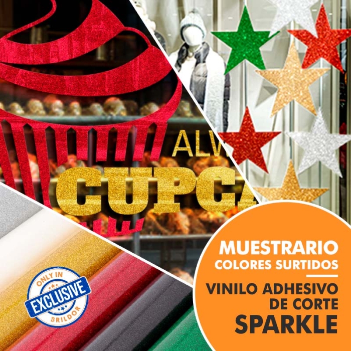 Muestrario de vinilos Aslan Sparkle SC123 Muestrario de vinilos Aslan Sparkle SC123