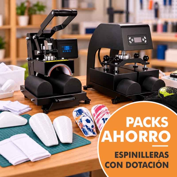 Planchas transfer para espinilleras con dotación - Packs ahorro