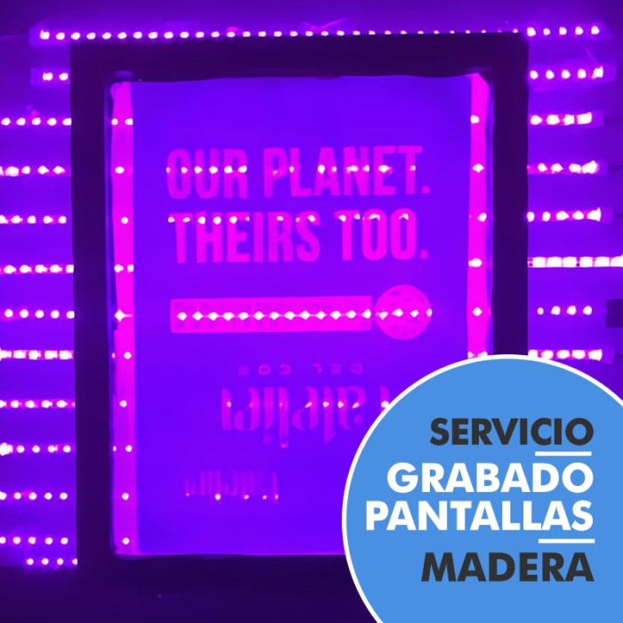 Servicio de grabado de pantallas de serigrafía Servicio de grabado de pantallas de serigrafía