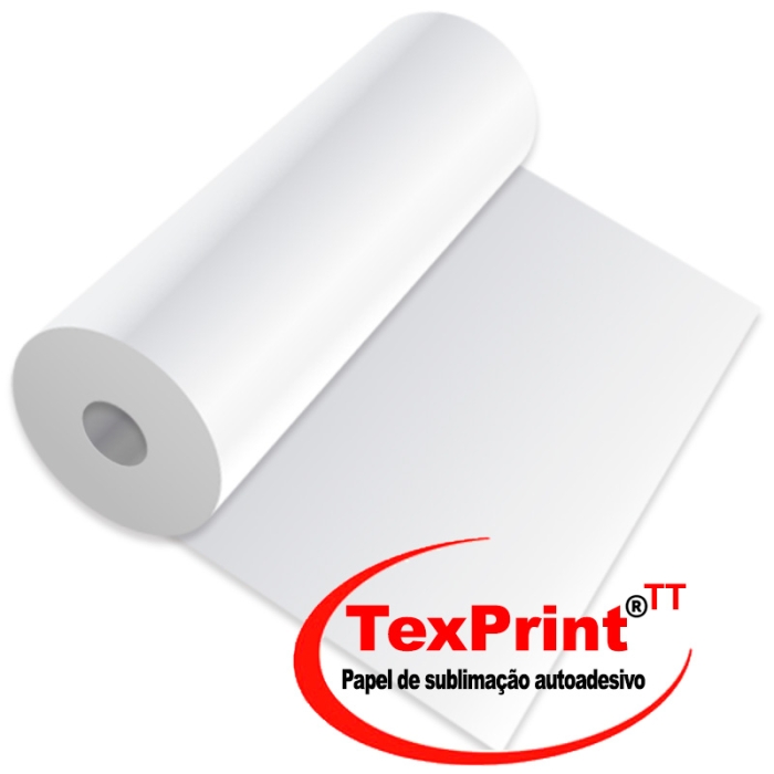 Papel de sublimação autoadesivo em rolo TexPrint-TT Papel de sublimação autoadesivo em rolo TexPrint-TT