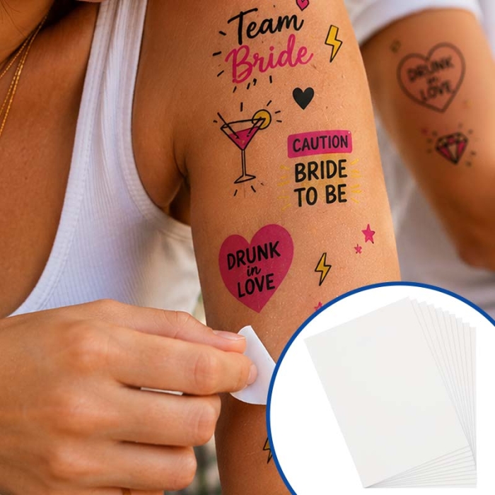 Papel transfer para tatuagens temporárias imprimível Papel transfer para tatuagens temporárias imprimível