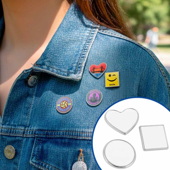 Sublimable Metal Pins Sublimable Metal Pins