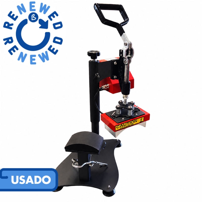 Plancha Combo giratoria Brildor para gorras y etiquetas - Usado