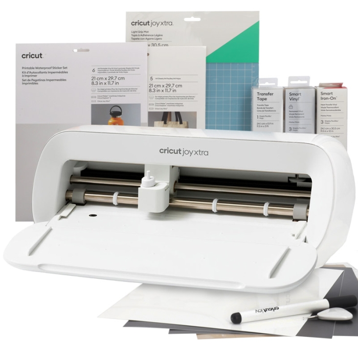 Cricut Joy Xtra - Machine de découpe - Pack de démarrage