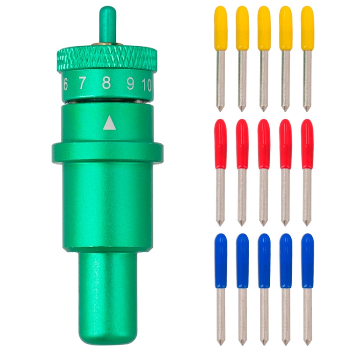 Portacuchillas con 5 cuchillas para plotters Silhouette Portacuchillas con 5 cuchillas para plotters Silhouette