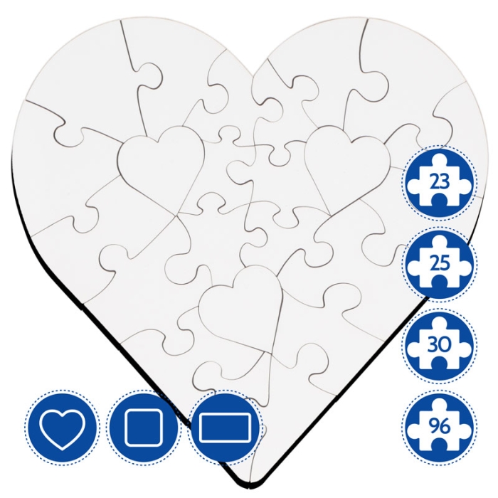 Sublimierbare MDF-Puzzles DM3