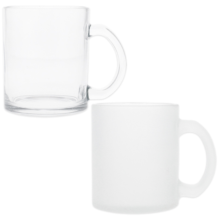 Taza para sublimación de cristal