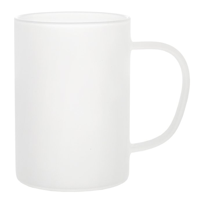 Sublimable Frosted Glass Mugs Sublimable Frosted Glass Mugs