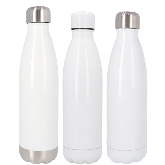 Borracce termiche in acciaio inox bianco sublimabile Borracce termiche in acciaio inox bianco sublimabile