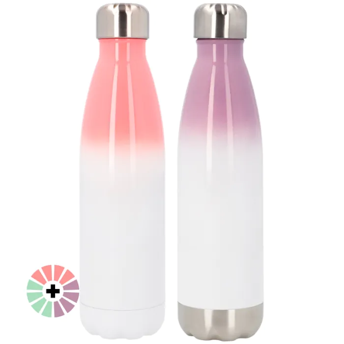 Sublimierbare Edelstahl Thermoflaschen mit Farbverlauf 500ml