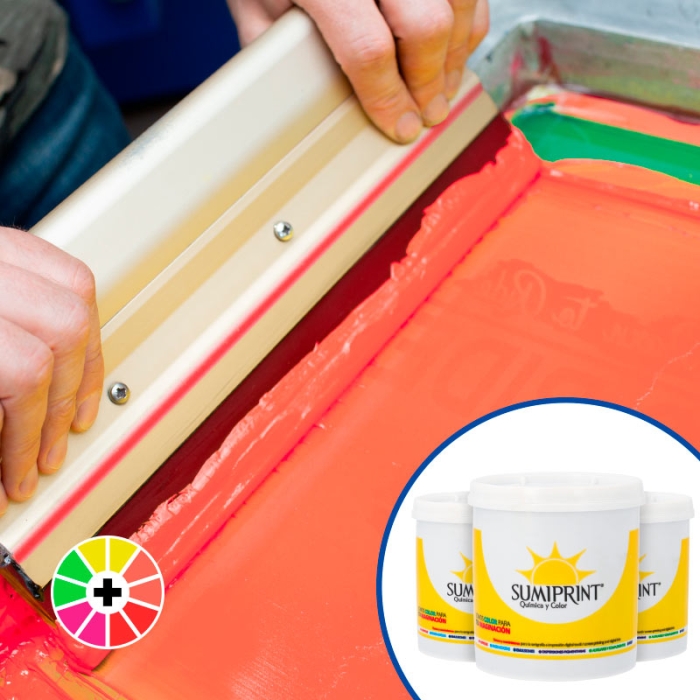 Water-Based Screen Printing Ink - Sumiprint - Fluorescent Acuaprint Water-Based Screen Printing Ink - Sumiprint - Fluorescent Acuaprint