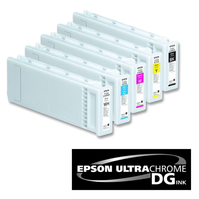 Tinta UltraChrome DG para impresora textil Epson SC-F2000 en cartucho 600 ml Tinta UltraChrome DG para impresora textil Epson SC-F2000 en cartucho 600 ml