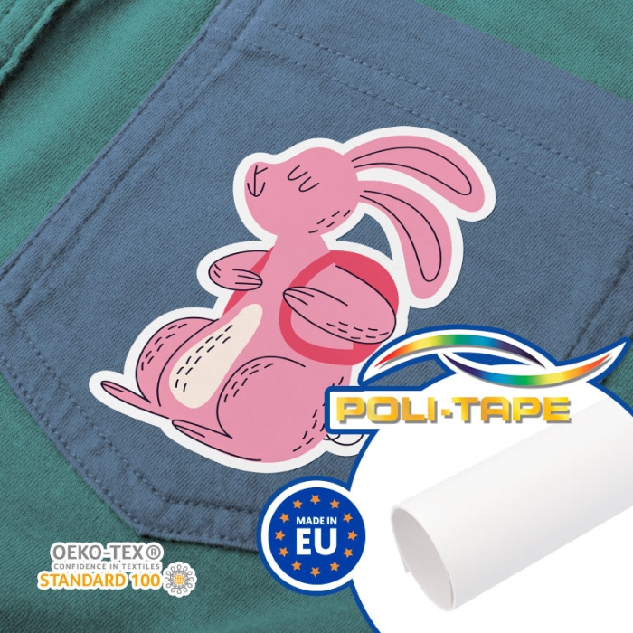 Vinilo textil imprimible inkjet - Poli-Flex 4605 de Poli-Tape Vinilo textil imprimible inkjet - Poli-Flex 4605 de Poli-Tape
