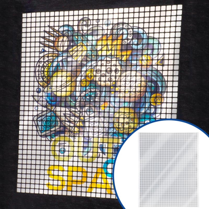 Vinyle textile sublimable métallisé - Mosaïque