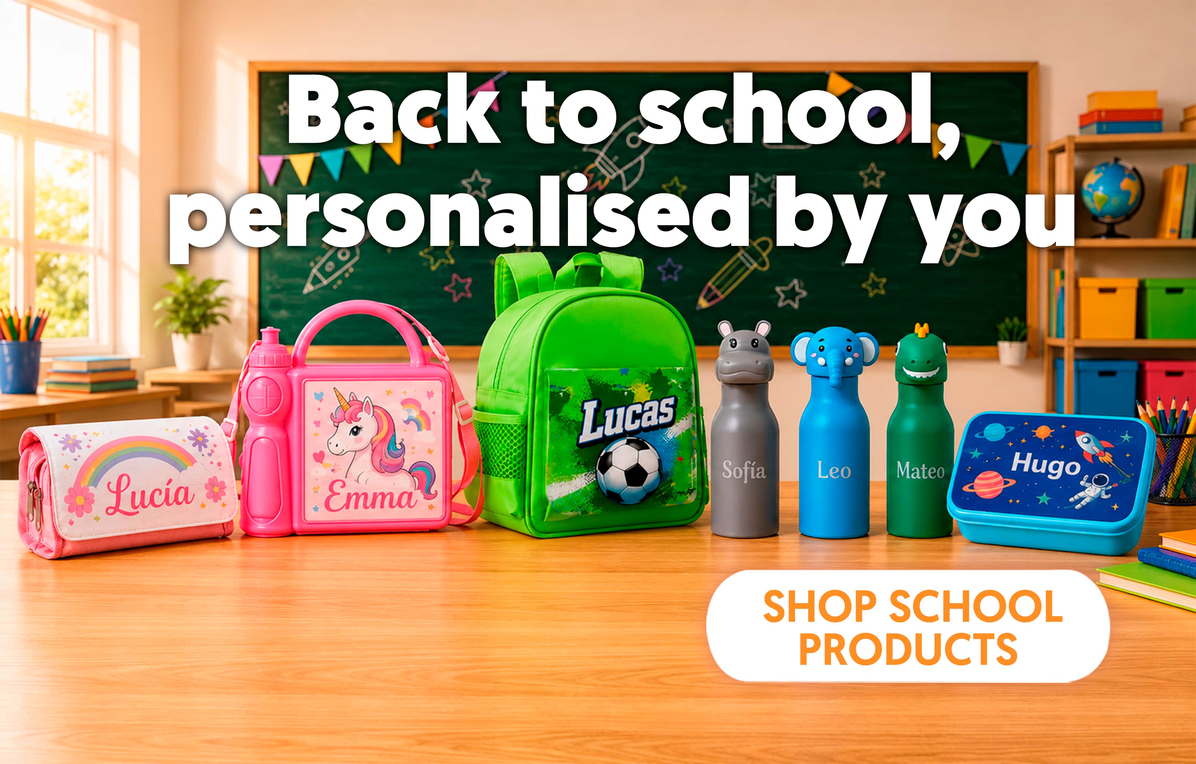 Personalizables para la Vuelta al Cole