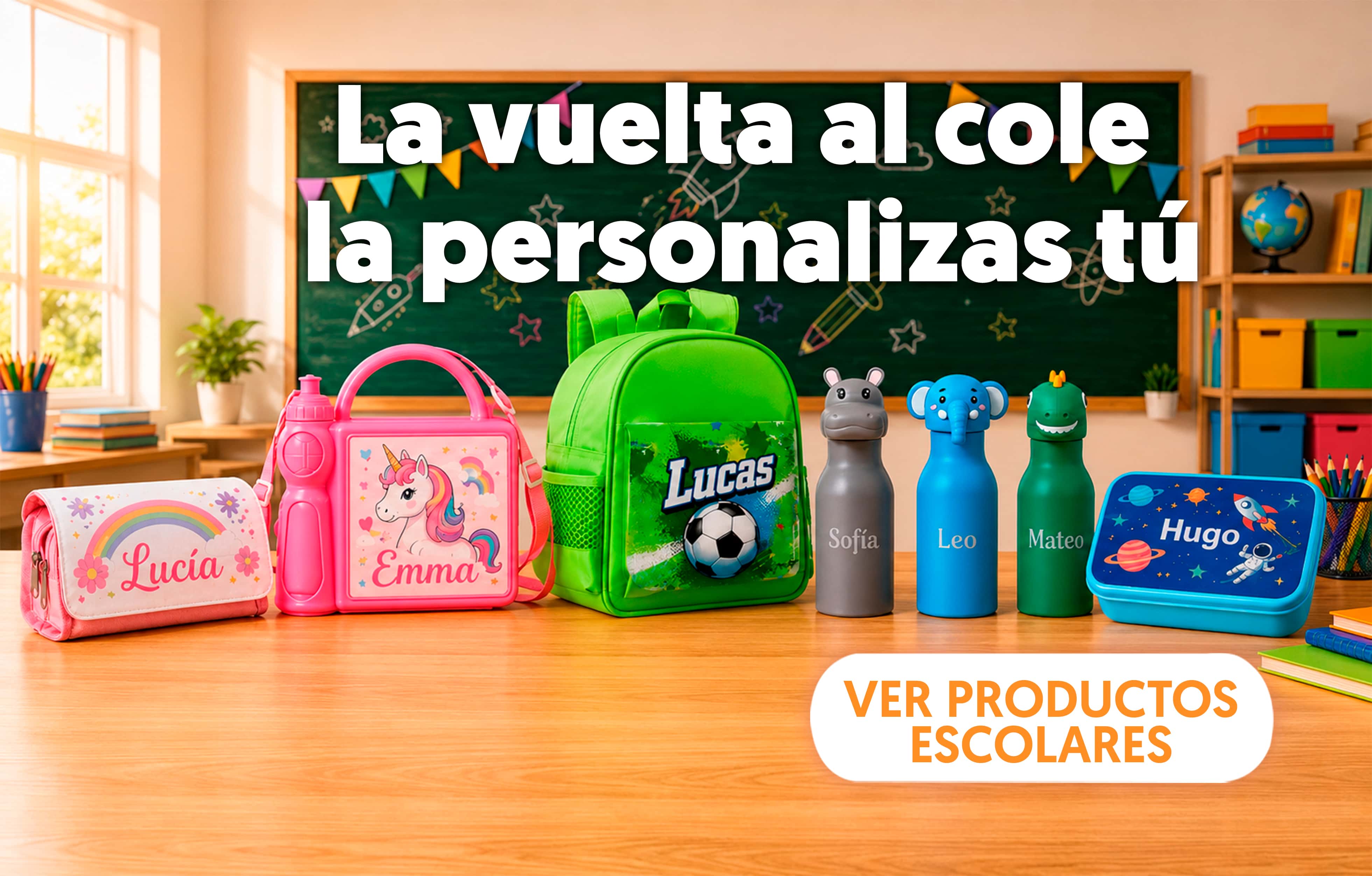 Personalizables para la Vuelta al Cole