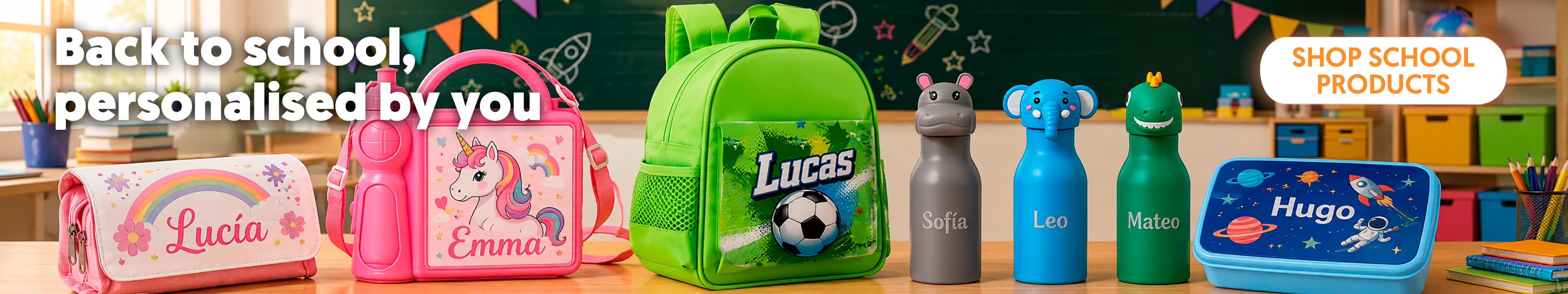 Personalizables para la Vuelta al Cole