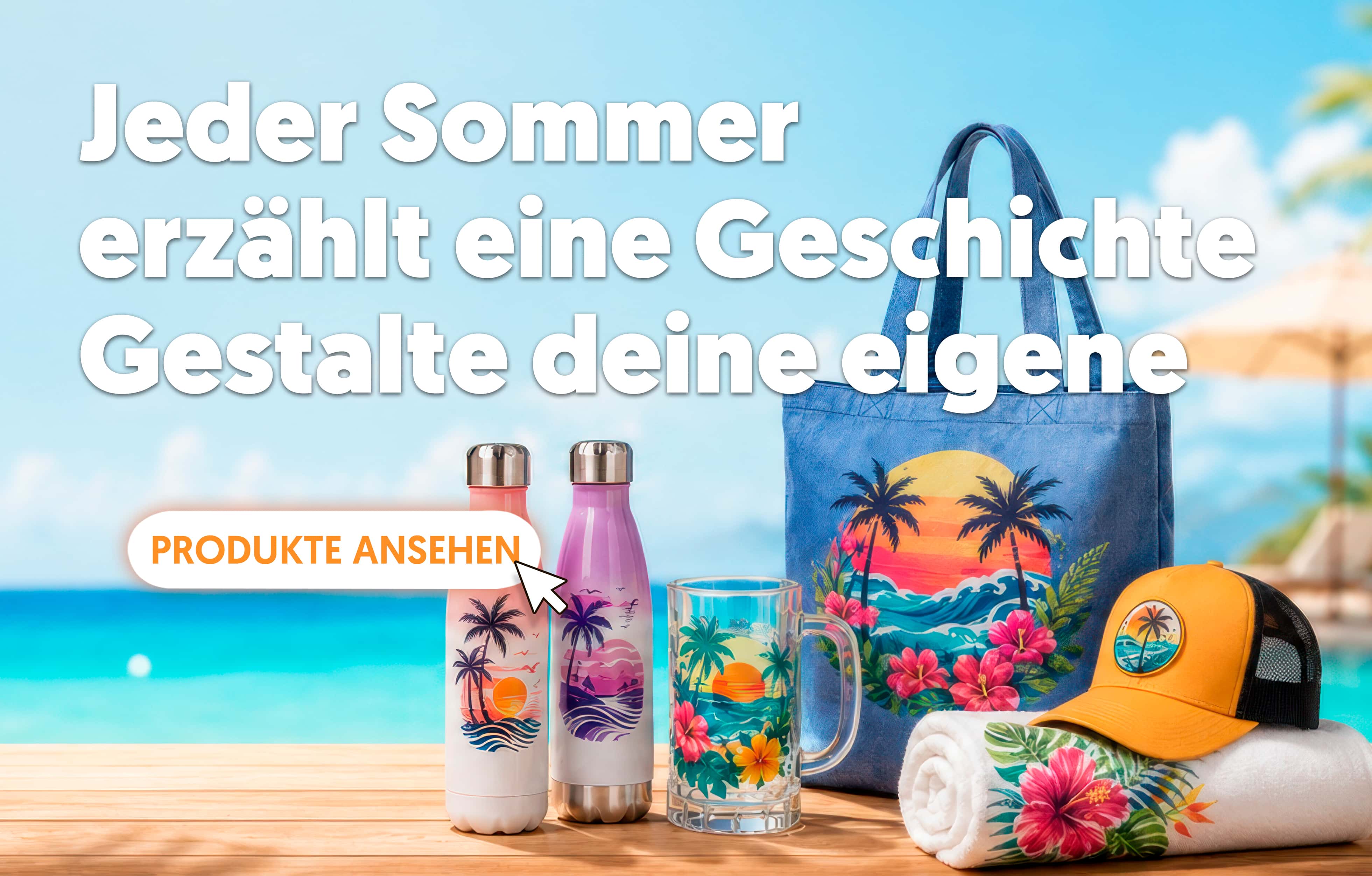Perfekte Produkte zum Gestalten in diesem Sommer