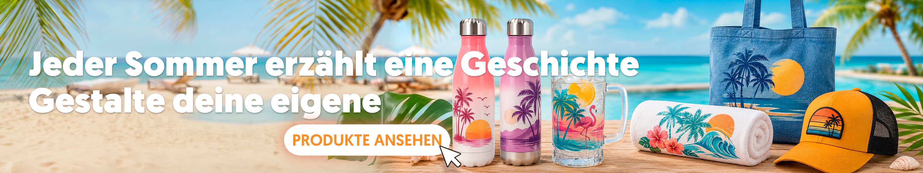 Perfekte Produkte zum Gestalten in diesem Sommer