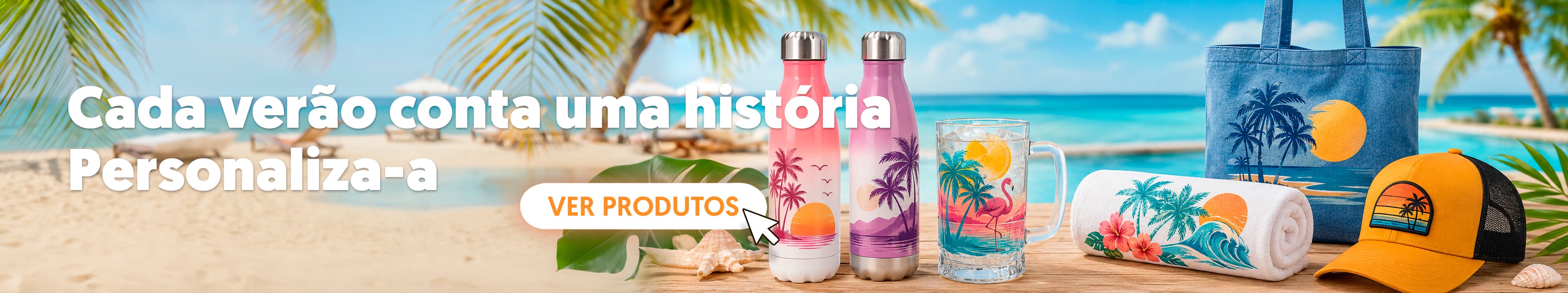 Produtos perfeitos para personalizar neste verão