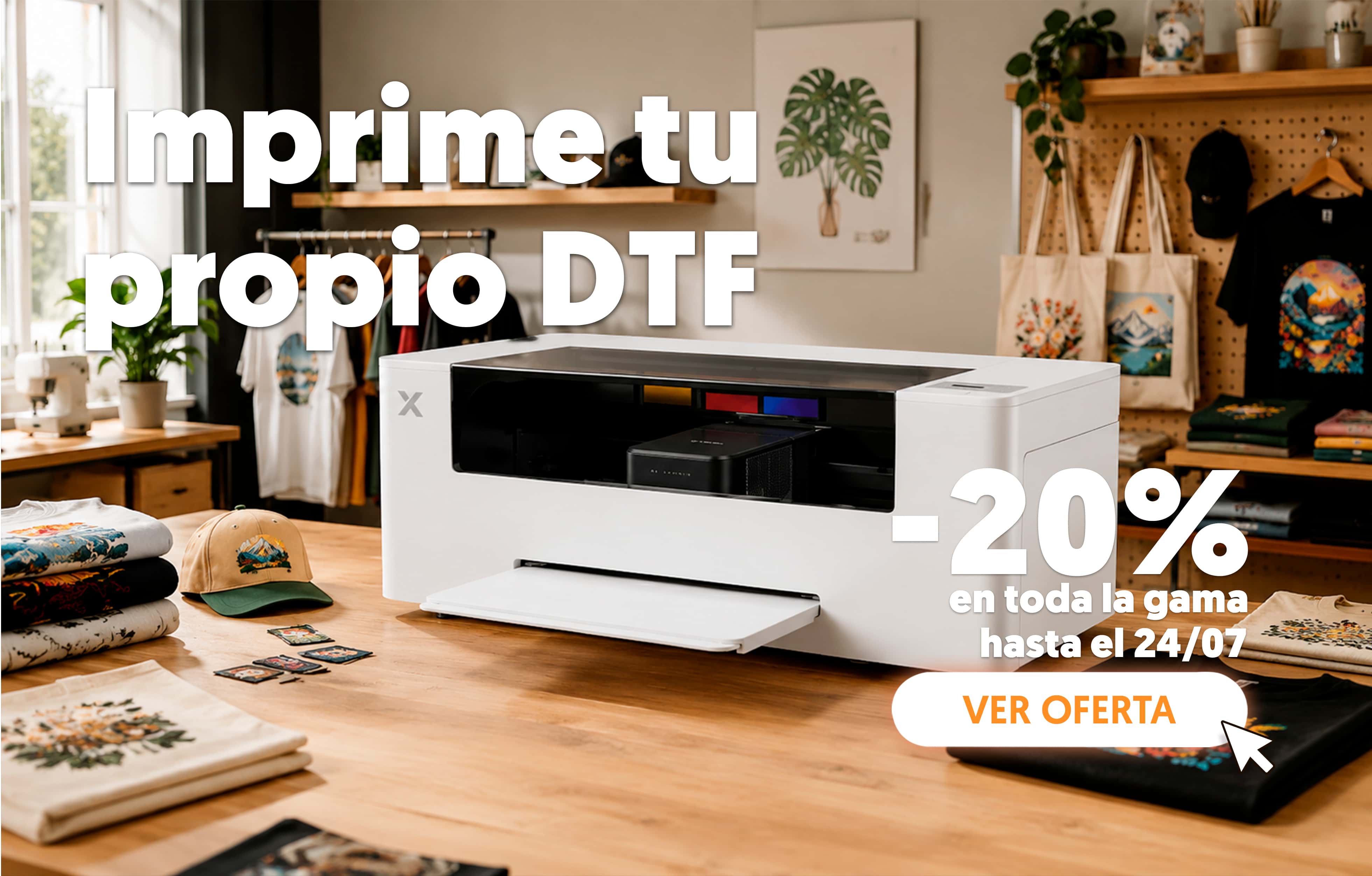 Oferta impresora DTF xTool Apparel Printer -20%