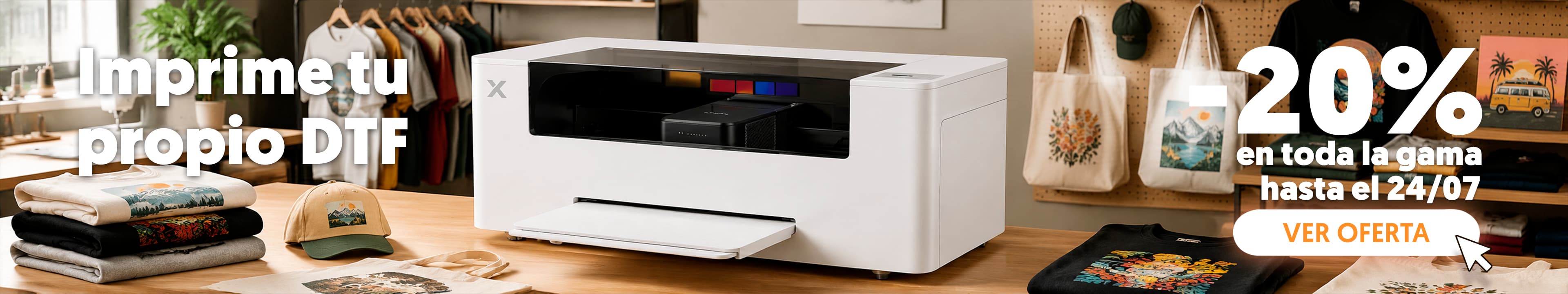 oferta impresora DTF xTool Apparel Printer