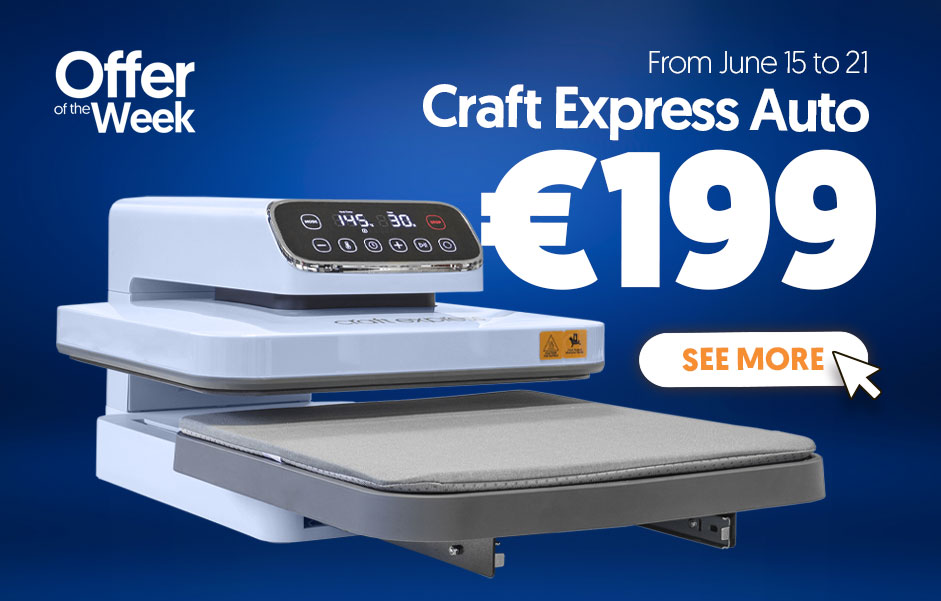 Offer Week - Craft Express Automatic Heat Press 38x38cm