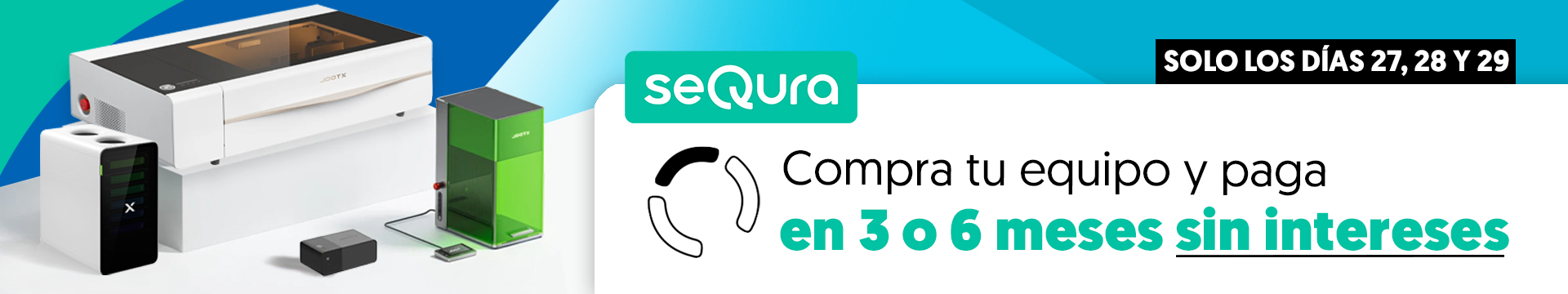Financia 3 y 6 meses gratis con Sequra