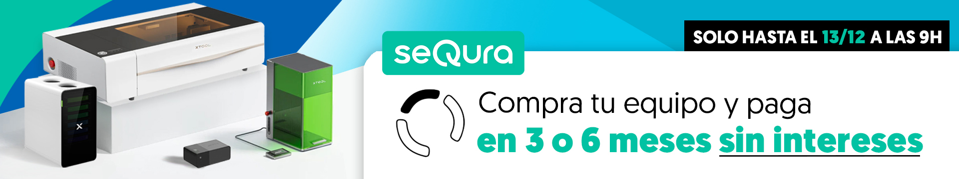 sequra - financia en 3 o 6 meses sin intereses