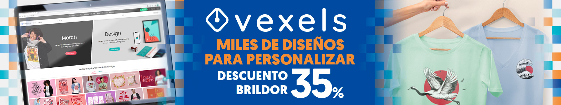 Promoción Vexels, miles de diseños para personalizar
