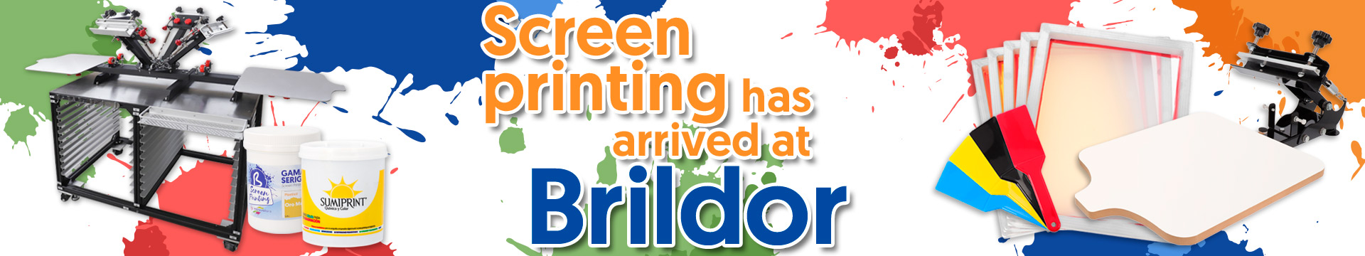 Screen printing has arrived at Brildor