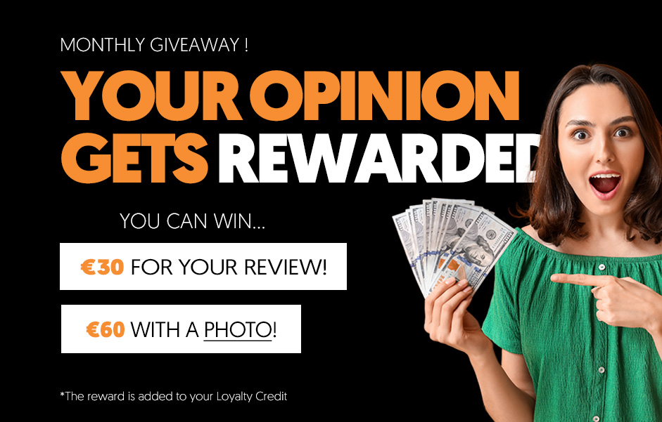 Your opinion is rewarded 