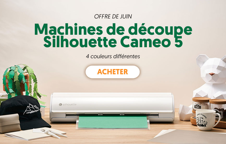 Machines de découpe Silhouette Cameo 5 et Cameo 5 Plus