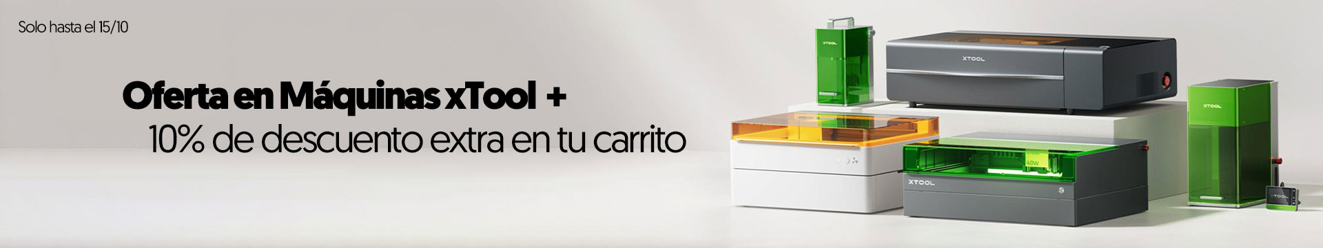 Ofertas xTool + 10% extra