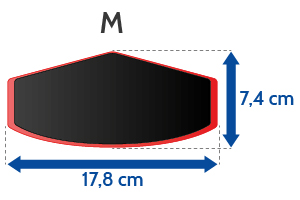 Plato tamaño M