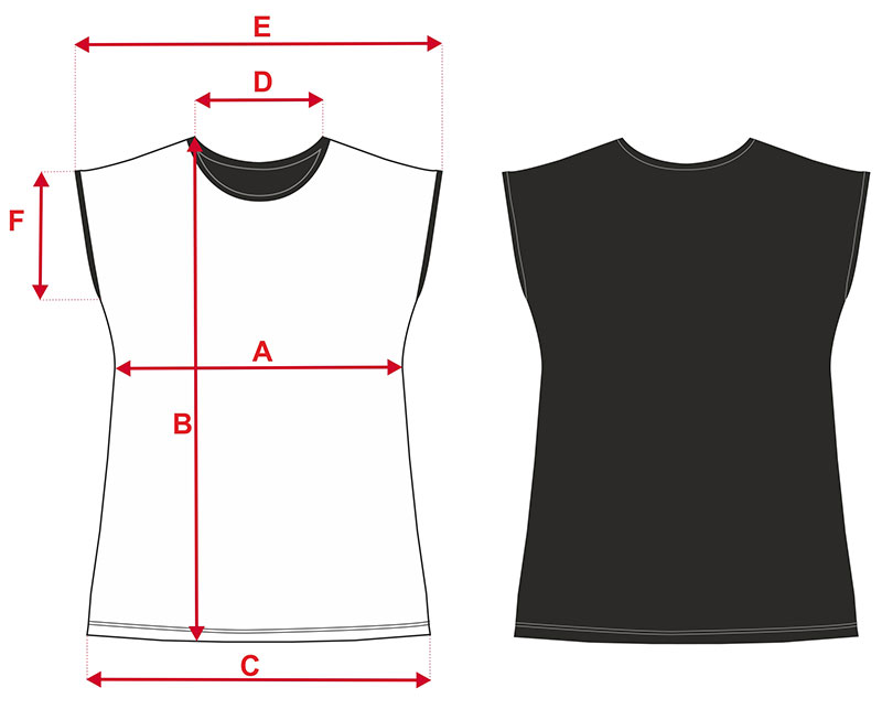 Outline sublimation T-shirt with black back