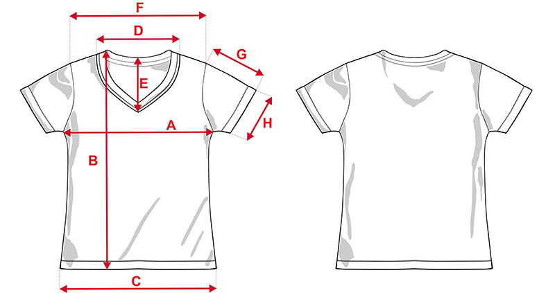 Esquema camiseta tacto algodón colores pastel Esquema camiseta tacto algodón colores pastel