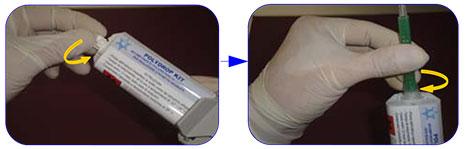 Instrucciones uso gota de resina Polidrop - Paso 3 Instrucciones uso gota de resina Polidrop - Paso 3